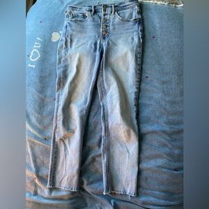 Women’s Gap Cigarette Button Fly Jeans 6/28